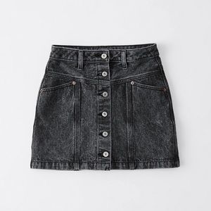 Abercrombie Button-Up Denim Skirt